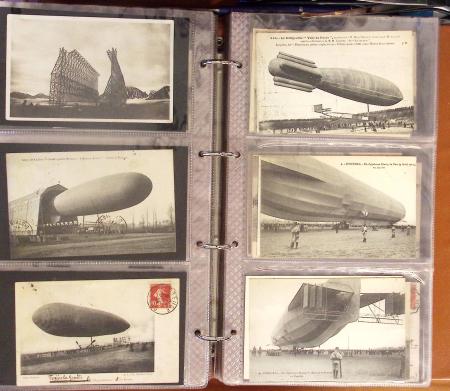 1909-1947, Collection en un classeur de 186 CPA sur