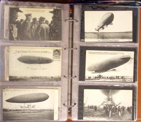 1909-1947, Collection en un classeur de 186 CPA sur