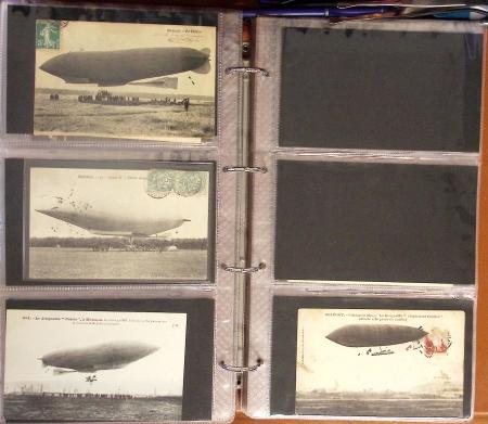 1909-1947, Collection en un classeur de 186 CPA sur