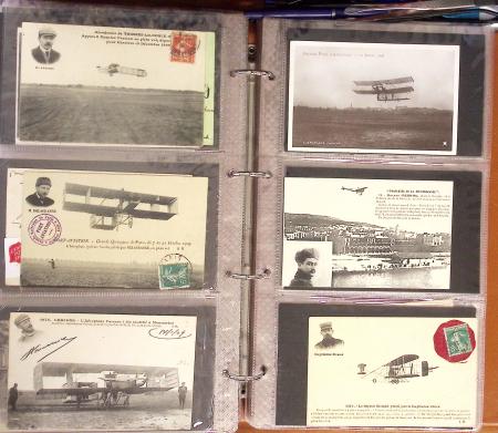 1909-1947, Collection en un classeur de 186 CPA sur