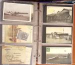 1909-1947, Collection en un classeur de 186 CPA sur