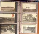 1909-1947, Collection en un classeur de 186 CPA sur