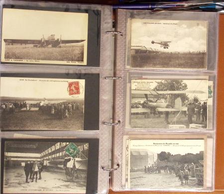 1909-1947, Collection en un classeur de 186 CPA sur