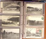 1909-1947, Collection en un classeur de 186 CPA sur