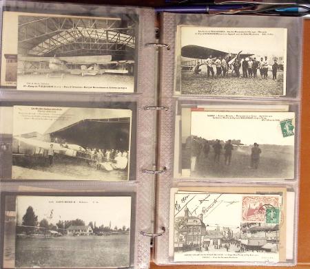 1909-1947, Collection en un classeur de 186 CPA sur