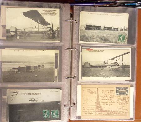 1909-1947, Collection en un classeur de 186 CPA sur