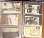 1909-1947, Collection en un classeur de 186 CPA sur