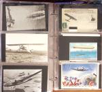 1909-1947, Collection en un classeur de 186 CPA sur