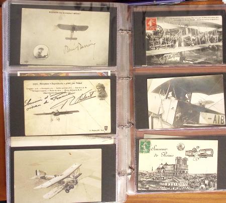 1909-1947, Collection en un classeur de 186 CPA sur