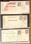 1880-1960, Collection en un classeur de cartes télégramme