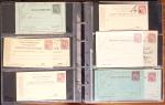 1880-1960, Collection en un classeur de cartes télégramme