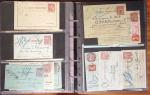 1880-1960, Collection en un classeur de cartes télégramme