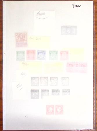1854-1983, Collection en deux classeurs, un sur les