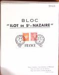 1944 Lot de 82 grands blocs-feuillets 20x13cm « Bloc