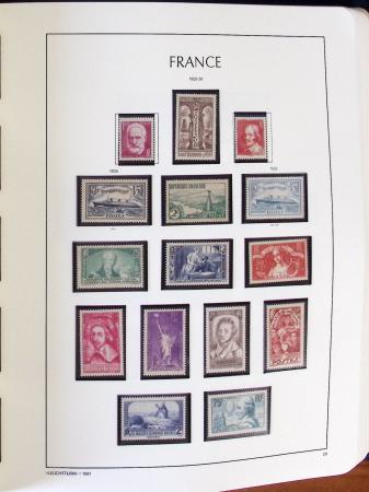 1849-2010, Collection de France en 10 albums Leuchtturm,