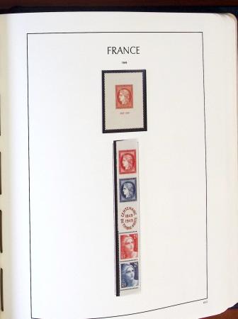 1849-2010, Collection de France en 10 albums Leuchtturm,