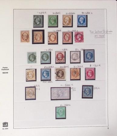 1849-2006, Collection de FRANCE en 15 albums SAFE dont
