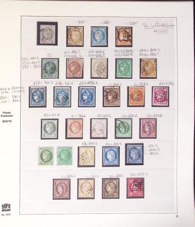 1849-2006, Collection de FRANCE en 15 albums SAFE dont