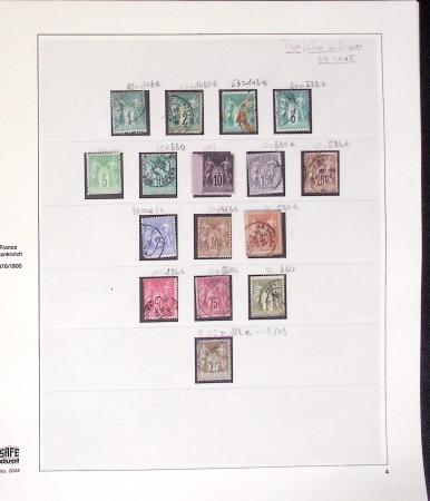 1849-2006, Collection de FRANCE en 15 albums SAFE dont