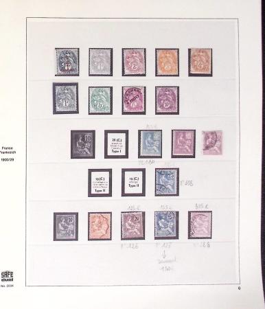 1849-2006, Collection de FRANCE en 15 albums SAFE dont