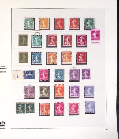 1849-2006, Collection de FRANCE en 15 albums SAFE dont