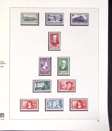 1849-2006, Collection de FRANCE en 15 albums SAFE dont