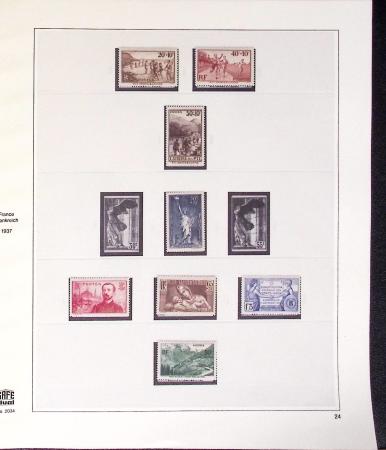 1849-2006, Collection de FRANCE en 15 albums SAFE dont