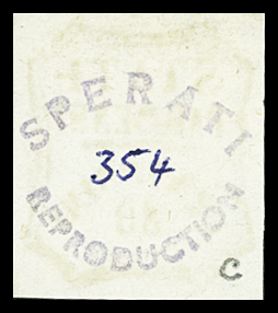 N°12 5c vert-jaune et n°16 80 c. bistre, neufs, reproduction