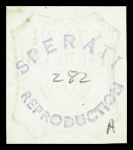 N°12 5c vert-jaune et n°16 80 c. bistre, neufs, reproduction