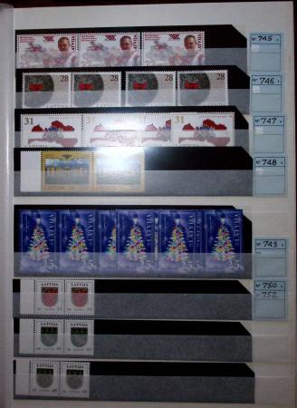 1919-2022 BALTIC COUNTRIES Stock in 11 stockbooks,