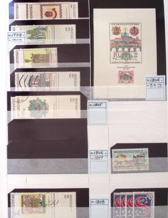 1928-2020 Important stock in 8 large stockbooks with