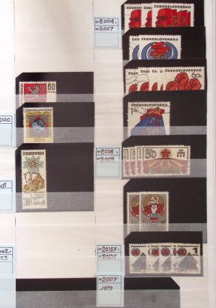 1928-2020 Important stock in 8 large stockbooks with