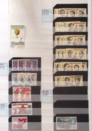 1928-2020 Important stock in 8 large stockbooks with