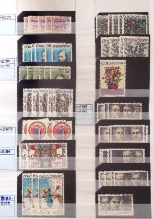 1928-2020 Important stock in 8 large stockbooks with