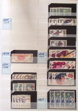 1928-2020 Important stock in 8 large stockbooks with