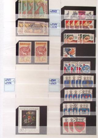 1928-2020 Important stock in 8 large stockbooks with