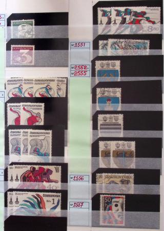 1928-2020 Important stock in 8 large stockbooks with