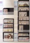 1928-2020 Important stock in 8 large stockbooks with