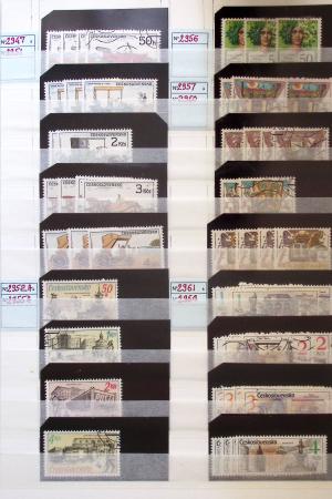 1928-2020 Important stock in 8 large stockbooks with
