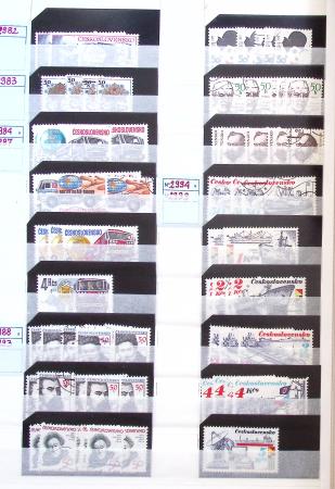 1928-2020 Important stock in 8 large stockbooks with