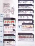 1928-2020 Important stock in 8 large stockbooks with