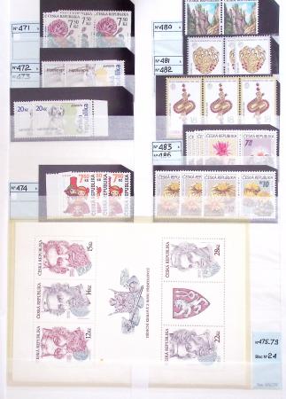 1928-2020 Important stock in 8 large stockbooks with