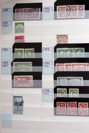 1928-2020 Important stock in 8 large stockbooks with
