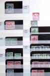 1928-2020 Important stock in 8 large stockbooks with