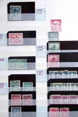 1928-2020 Important stock in 8 large stockbooks with