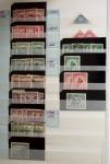 1928-2020 Important stock in 8 large stockbooks with