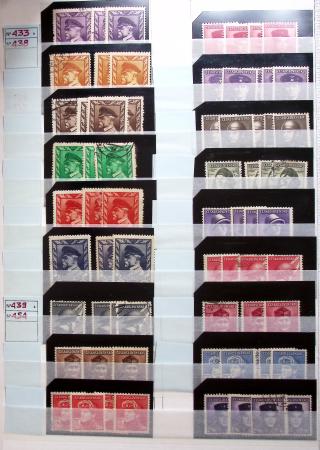 1928-2020 Important stock in 8 large stockbooks with