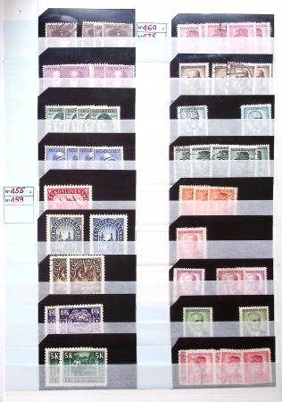 1928-2020 Important stock in 8 large stockbooks with