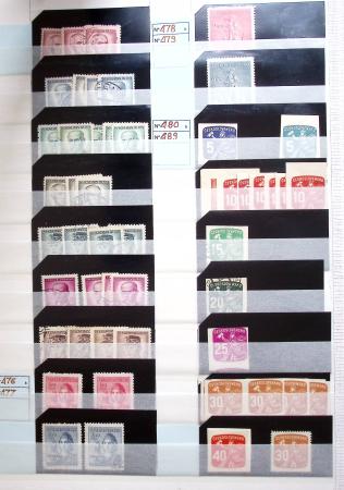 1928-2020 Important stock in 8 large stockbooks with