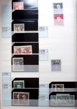 1928-2020 Important stock in 8 large stockbooks with